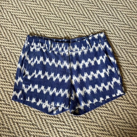 J Crew Chevron Shorts - Picture 1 of 2